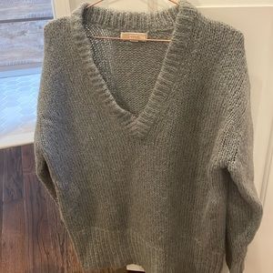 Michael Kors V neck mohair sweater